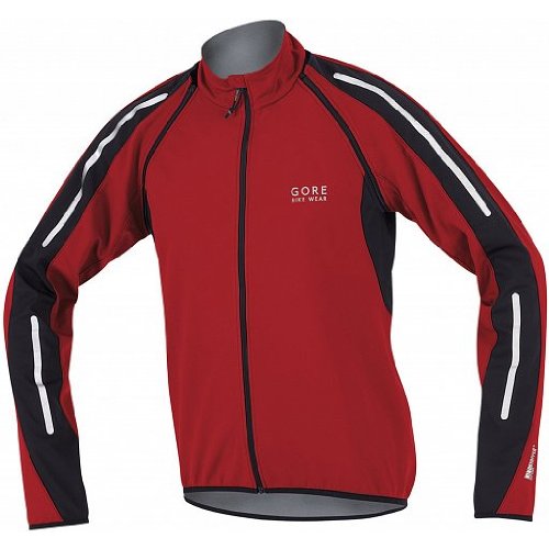 GORE BIKE WEAR WINDSTOPPER Phantom Jacke Gr. XL rot/schwarz Winter 10/11