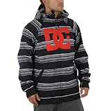 DC Mens Spectrum Softshell 10k Snow Jacket 2012 - Black Stripe - Large