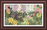 Garden Faeries Collection: Petal Framed Canvas Art by Claire Murray,25.4 in. x 16.3 in. Framed
