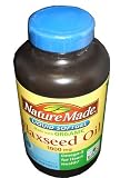Nature Made Liquid Softgel Flaxseed Oil 1000 mg Made with Organic Oils 225 Liquid Softgels Per Bottle