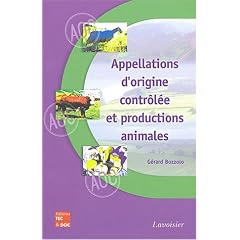 Appellations d'origine contr�l�e et productions animales