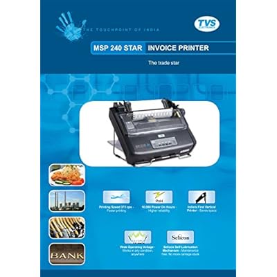 Tvs Printer-240 Monochrome Dot Matrix Printer