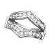 14K White Gold 1 ct. Diamond Ring Guard