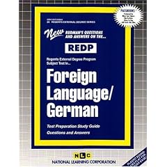 REDP Foreign Language - German (Regents External Degree Program)