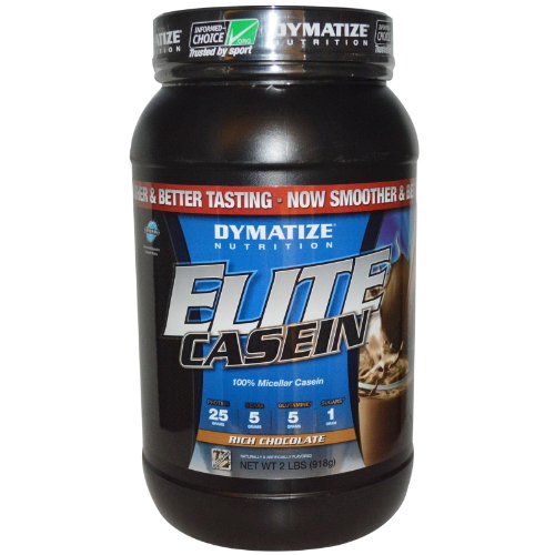 Dymatize Nutrition - Elite Casein Rich Chocolate, 2 lb powder