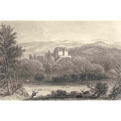 Bettenburg/Manau - Ansicht der Burg. [Grafik]