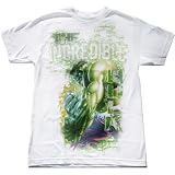  : MARVEL COMICS "THE INCREDIBLE HULK" White Cotton Tee Licensed