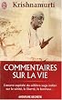 Commentaires sur la vie
