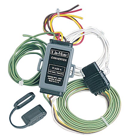 Hopkins 48925 Tail Light Converter (74) W/Taped 4Wire Flat Extension
