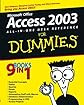 Access 2003 All-in-One Desk Reference for Dummies