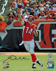 Andy Dalton Signed Bengals Passing Action 8x10 Photo