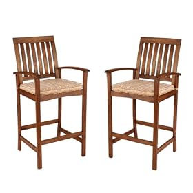 Click here to buy Smith & Hawken® Marlton 2007 High Bar Chairs Set of 2 by Smith & Hawken.