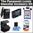 8GB Buyers Choice Accessory Kit For Panasonic Lumix DMC-ZS7 DMC-ZS5 DMC-ZS10, DMC-ZS8, DMC-ZS9, DMC-3D1, DMC-ZS20, DMC-ZS15 Kit Includes 8GB Memory, Extended Replacement Panasonic DMW-BCG10 (1200 mAH) Lithium-Ion Battery + AC/DC Charger + Case + More 8GB Buyers Choice Accessory Kit For Panasonic Lumix DMC-ZS7 DMC-ZS5 DMC-ZS10, DMC-ZS8, DMC-ZS9, DMC-3D1, DMC-ZS20, DMC-ZS15 Kit Includes 8GB Memory, Extended Replacement Panasonic DMW-BCG10 (1200 mAH) Lithium-Ion Battery + AC/DC Charger + Case + More