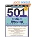 501 Critical Reading Questions (Skill Builders in Focus for SAT Practice)