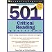 501 Critical Reading Questions (Skill Builders in Focus for SAT Practice)