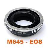 RainbowImaging Pro Mamiya 645 lens to Canon EOS camera adapter