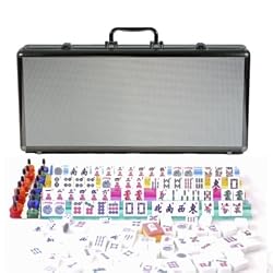Silver Aluminum Mahjong - American Style