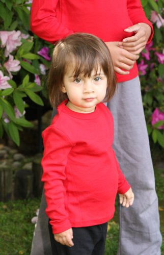 American Apparel KIDS Baby Rib Long Sleeve T-Shirt