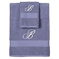 Fieldcrest® Classic Monogrammed Bath Towels - Refresh Blue