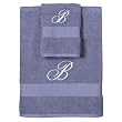 Fieldcrest&reg; Classic Monogrammed Bath Towels - Refresh Blue