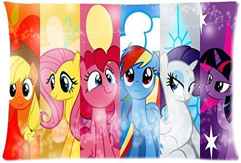 Ulive 2015 Newest New Anime Dakimakura Pillow Case My Little Pony Best Gift 20X30 Inch 2 Sides