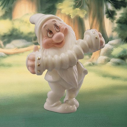 LENOX CLASSIC DISNEY A SERENADE FOR SNOW WHITE BASHFUL