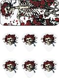 Dunlop Grateful Dead Rosemary Pick Tin with 6 Picks Medium
