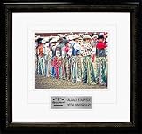 Calgary Stampede 100th Anniversary - 16" x 20" Cowboy lineup with plate - NHL Dinner Sets