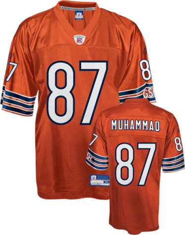 Men`s Chicago Bears #87 Muhsin Muhammad Alternate Replica Jersey - XL