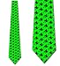 Halloween Ties Mens Neon Green Witch Neckties by Three Rooker