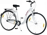 51B5wj82eUL. SL160  Schmidt 99.0024 Sportsworld Damen City Bike 28 (SRAM), Weiß, 46,5 cm