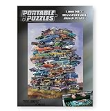 Image Fifties Junkpile 1,000 Piece Car Portable Puzzle with Mat
