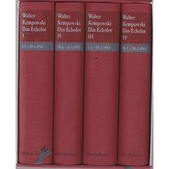 Das Echolot. Ein kollektives Tagebuch. 4 B�nde in Schuber.: 4 Bde.