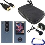 51B5xz8bYjL. SL160  Top 10 Camcorder Cases for December 26th 2011   Featuring : #5: Gizmo Dorks Silicone Skin Cover (Black), Hard Shell Case (Black), HDMI Cable, and Charging Bundle with Carabiner Key Chain for the Sony Bloggie Duo HD Camera MHS FS2