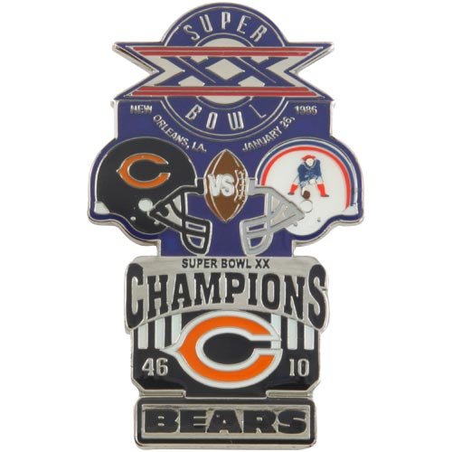 Chicago Bears Super Bowl XX Collectors Pin