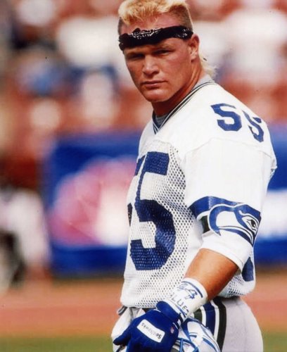 BRIAN BOSWORTH SEATTLE SEAHAWKS 8X10 HIGH GLOSSY SPORTS ACTION PHOTO (M)