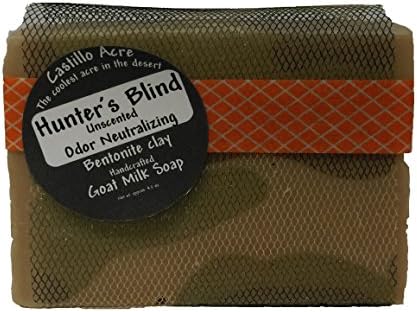 Castillo Acre - Hunter's Blind - Unscented, Odor Neutralizing goat milk soap with Bentonite clay. Handmade