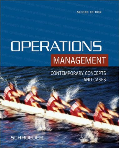 Operations Management (The Mcgraw-Hill/Irwin Series Operations and Decision Sciences)