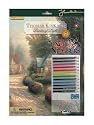 Thomas Kinkade Pencil by Number - Cobblestone Lane by Mega Brands