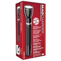 Maglite RN7019 NIMH Battery Heavy-Duty Rechargeable Flashlight System, Black