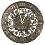 Ivy Silhouette Clock - Bronze (Bronze) (12 Diam)
