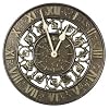 Ivy Silhouette Clock - Bronze (Bronze) (12" Diam)