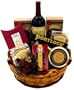 Gourmet Wine Gift Basket with Martinelli's Sparking Apple Cider (non-alcoholic)