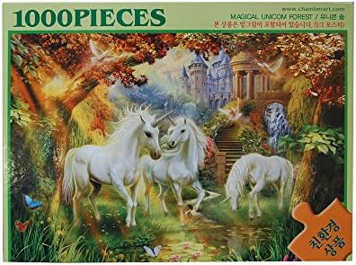 CHAMBERART jigsaw puzzle-Paper MAGICAL UNICOM FOREST (28.94" x 21.10") Made in KOREA