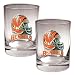 Cincinnati Bengals NFL 2pc Rocks Glass Set - Helmet logo