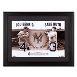New York Yankees - Babe Ruth & Lou Gehrig Back-to-Back Upper Deck MLB Legendary Jersey Numbers Collection