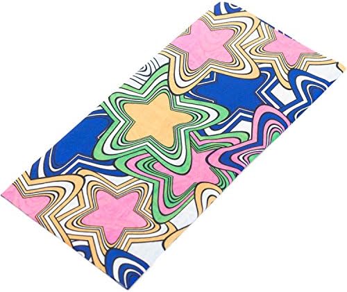 Coverd 16-in-1 Seamless Casual Headwear Bandana, Headband, Neck Gaiter, Balaclava, Helmet Liner, Mask &amp; More - Designed from Lightweight Moisture Wicking Microfiber (Vibrant Stars)