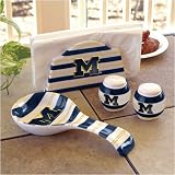 Michigan Wolverines NCAA Ceramic Tabletop Trio