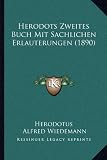 Herodots Zweites Buch Mit Sachlichen Erlauterungen (1890) - Herodotus