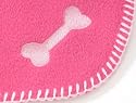 Snug Rug 'Bone' Pink Pet Rug from K9 by Igloo Designs - large (100 X 140cm)